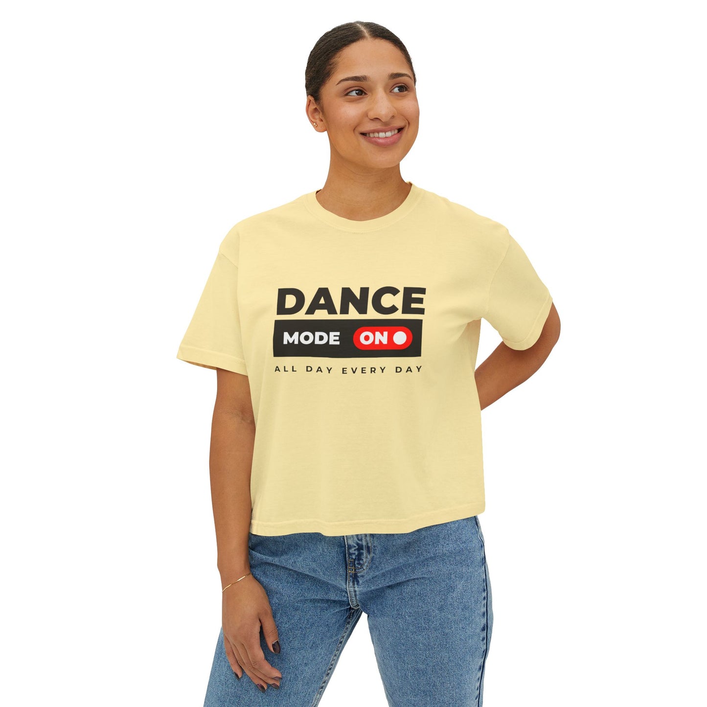“Dance Mode On” Boxy Tee