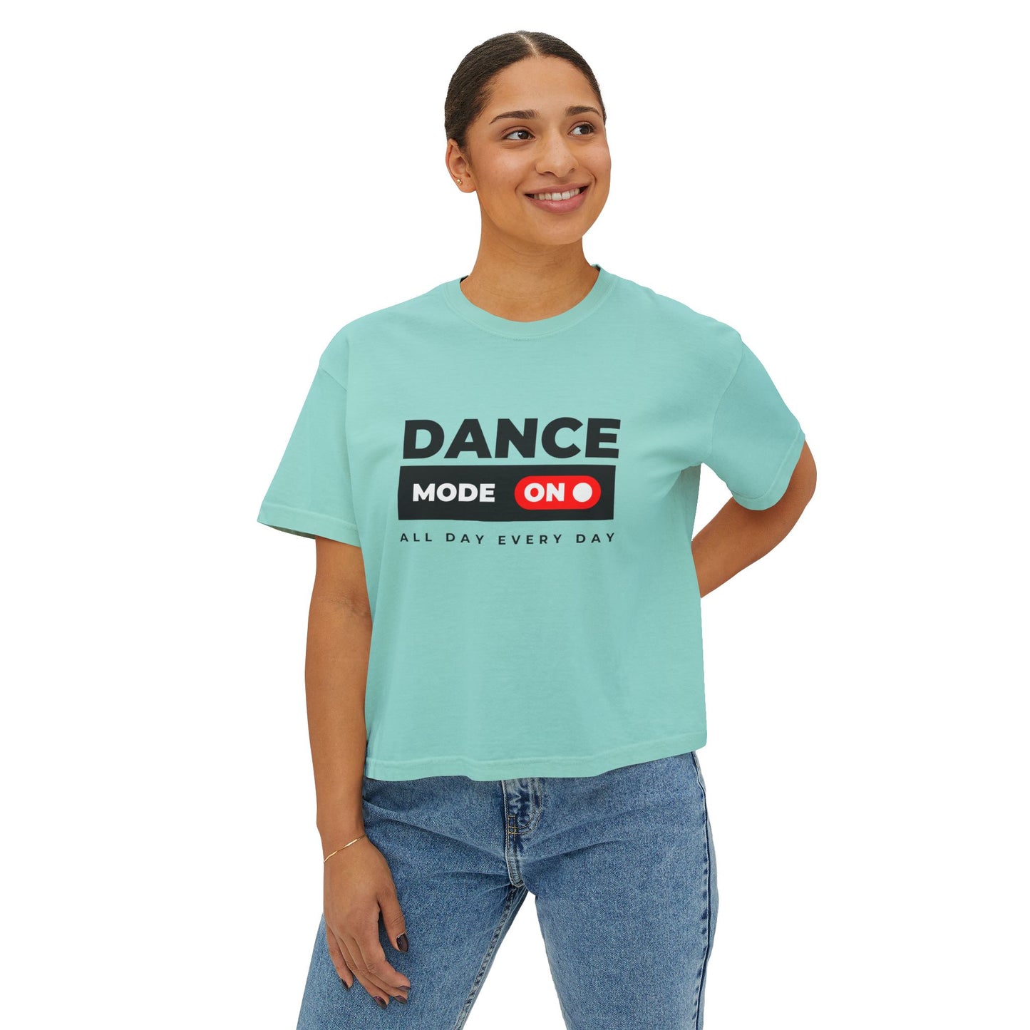 “Dance Mode On” Boxy Tee