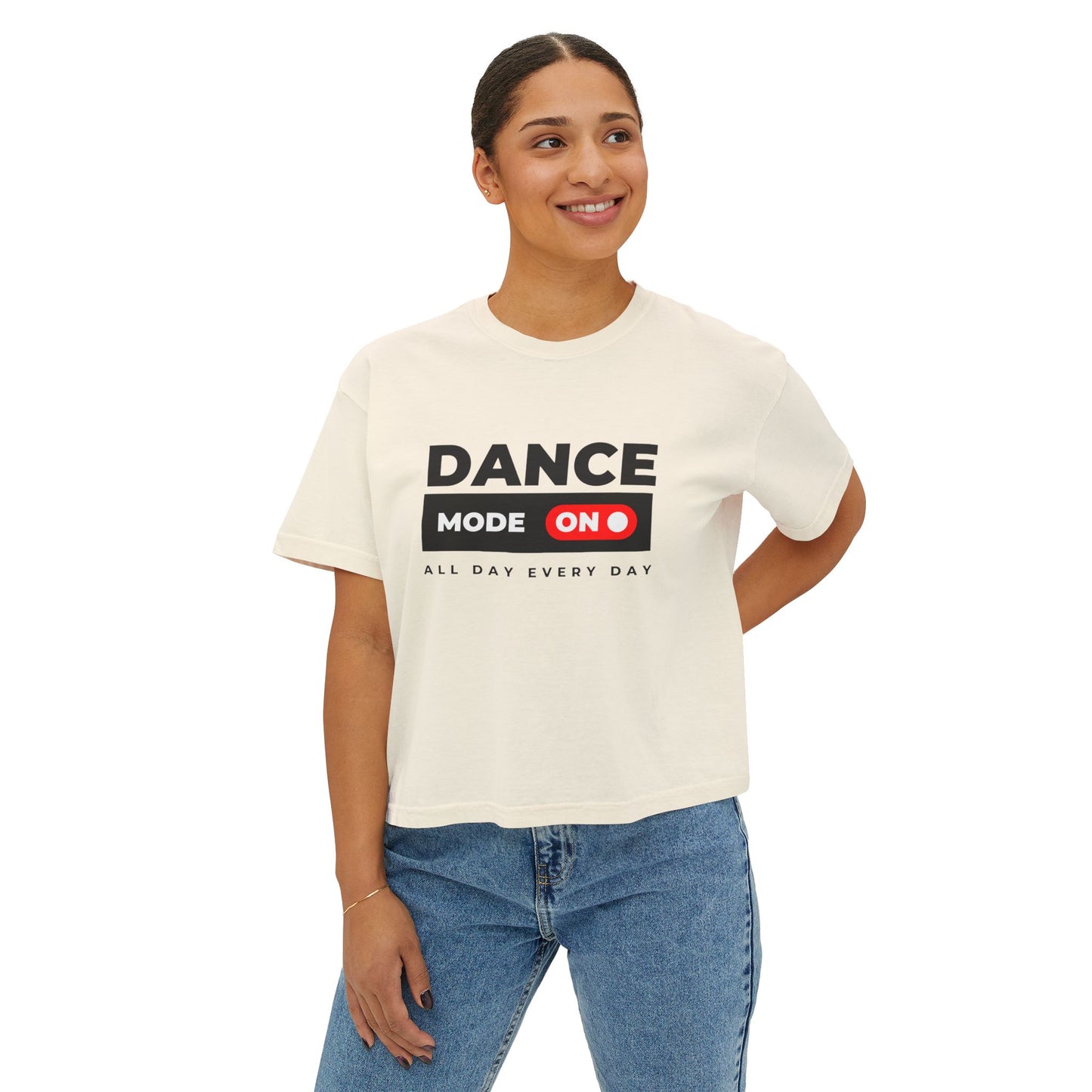 “Dance Mode On” Boxy Tee