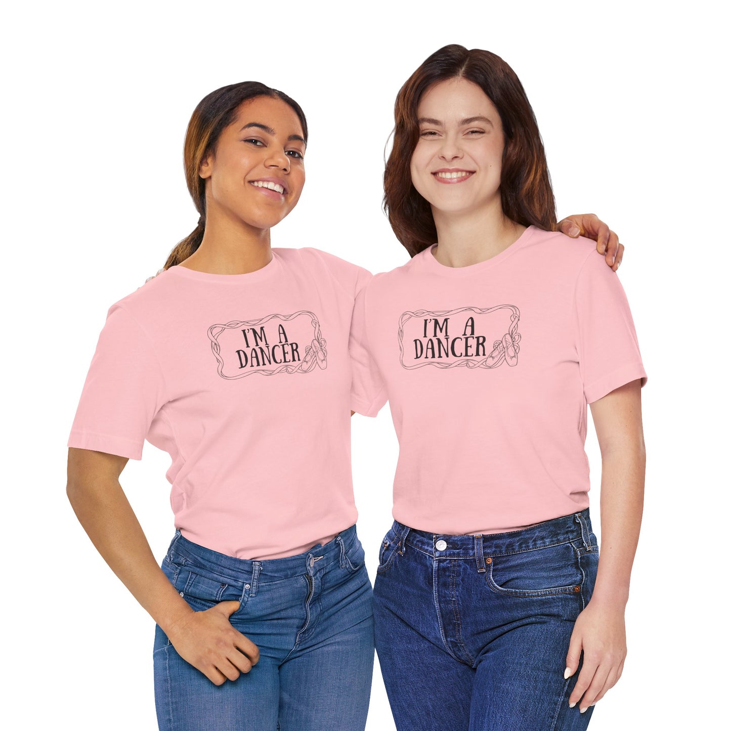 Dancer T‑Shirt — "I'm a Dancer" Front & "The Dance Studio Is Like My 2nd Home" Back