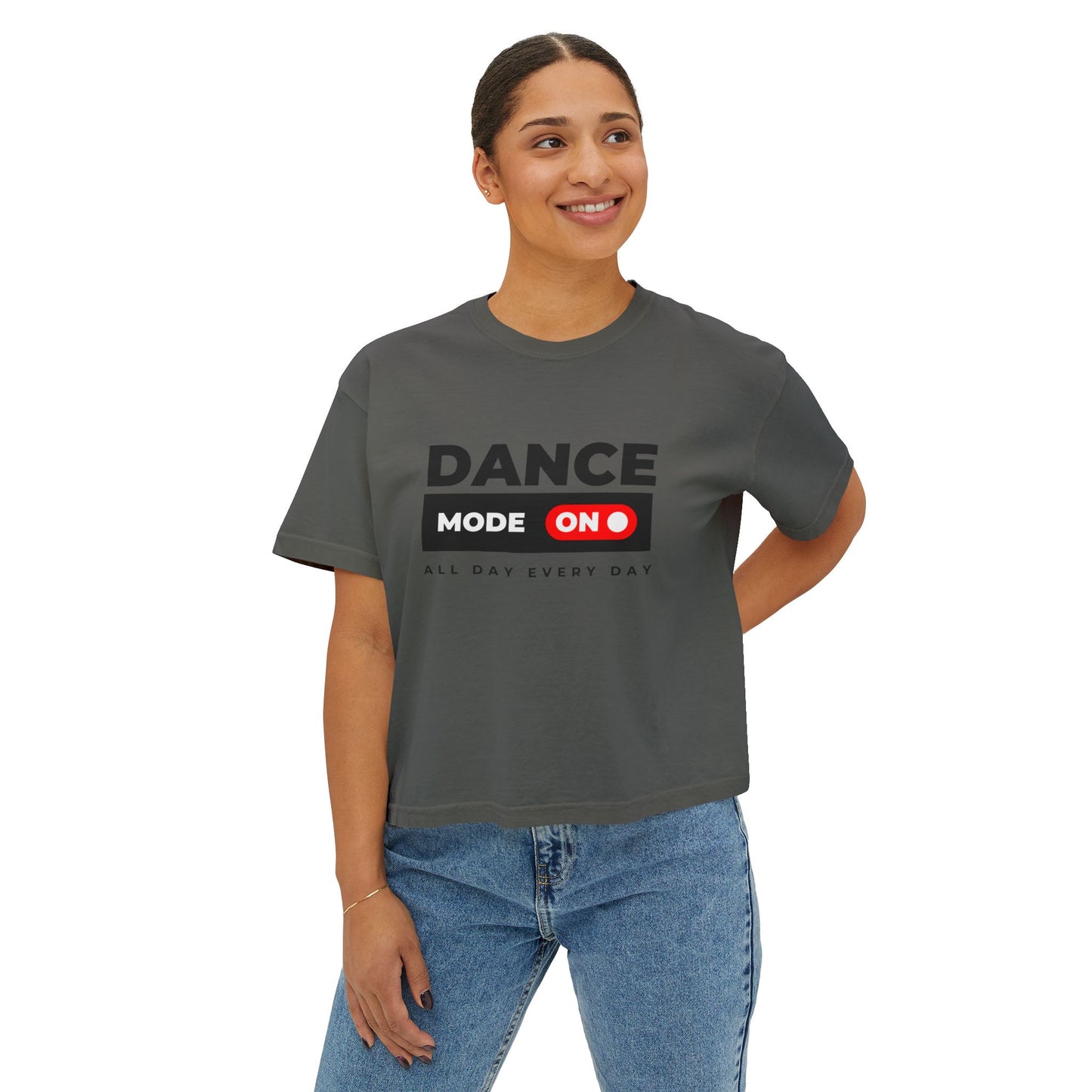 “Dance Mode On” Boxy Tee