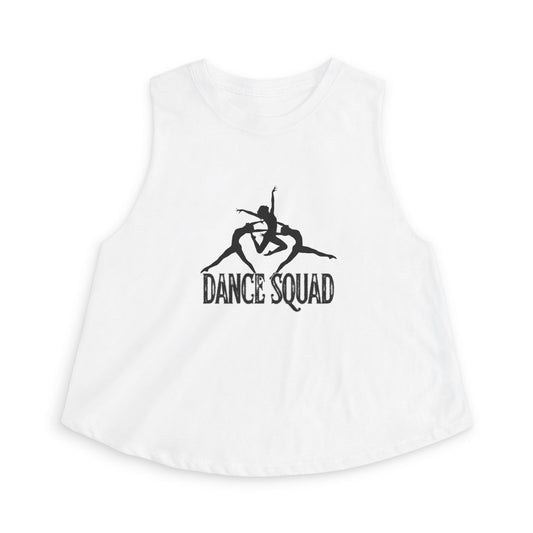 Dance Squad Women's Crop Top - Dance Team Graphic Muscle Tank