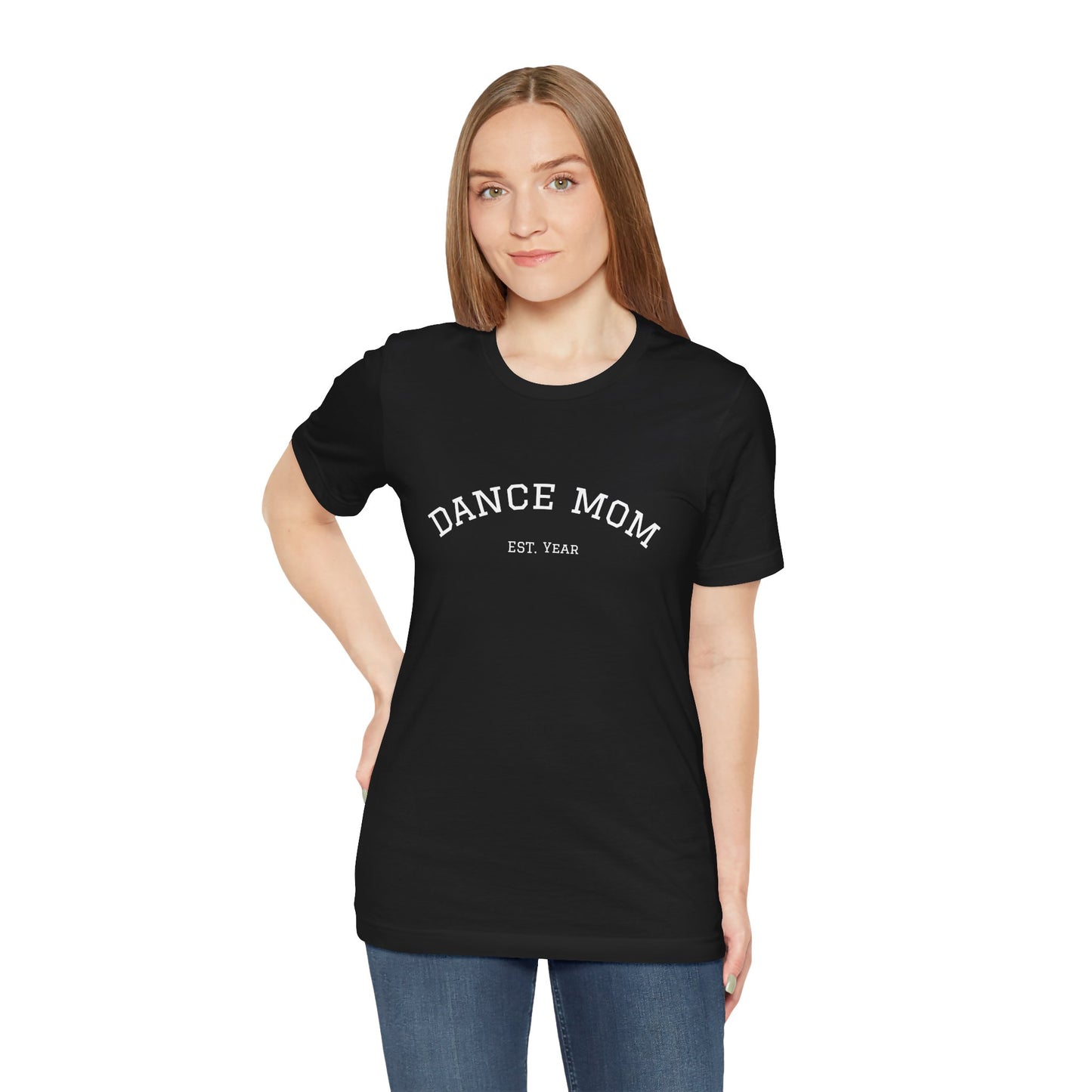 Dance Mom T‑Shirt — "Fueled by Caffeine, Armed with Bobby Pins, Glitter, and Sarcasm" Back Graphic
