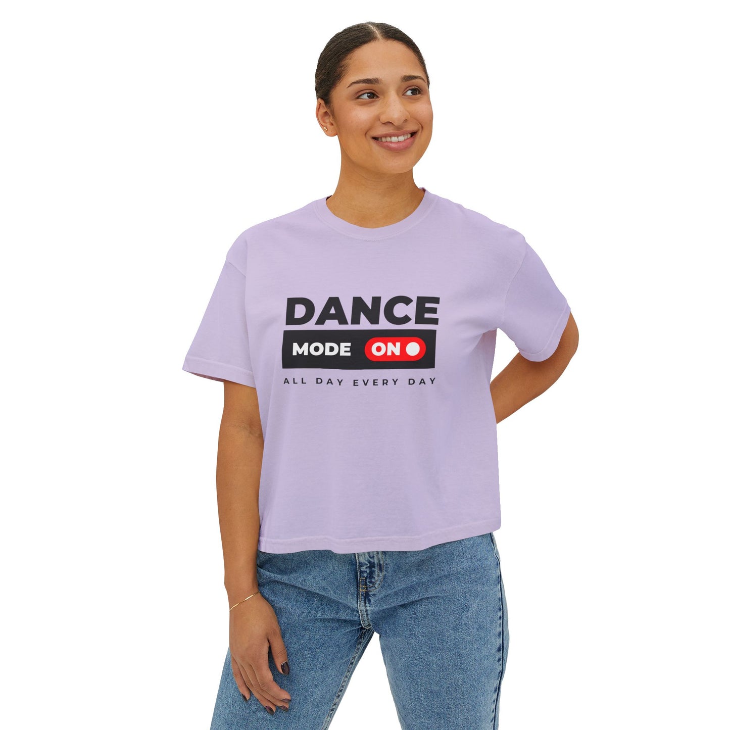 “Dance Mode On” Boxy Tee