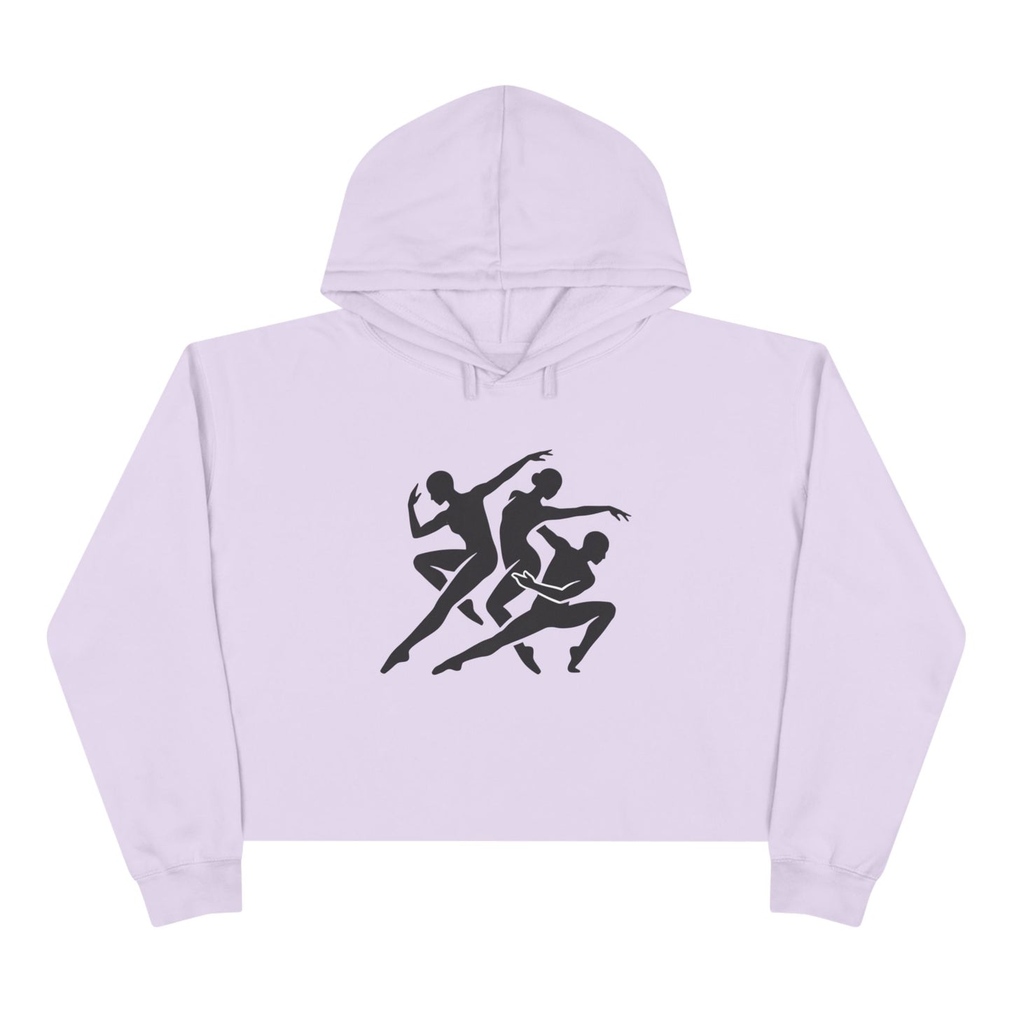Dancer Silhouette Crop Hoodie
