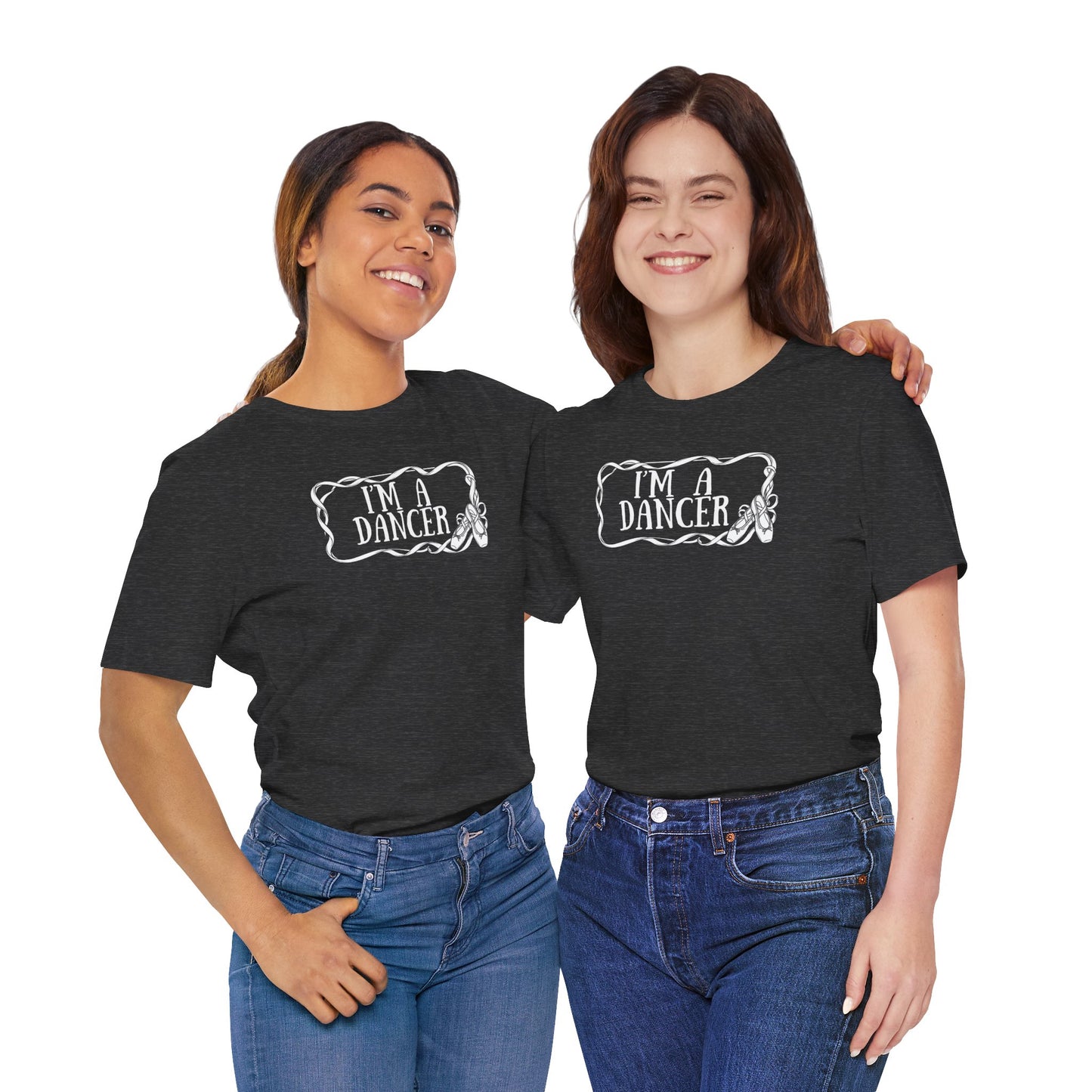 Dancer T‑Shirt — "I'm a Dancer" Front & "The Dance Studio Is Like My 2nd Home" Back