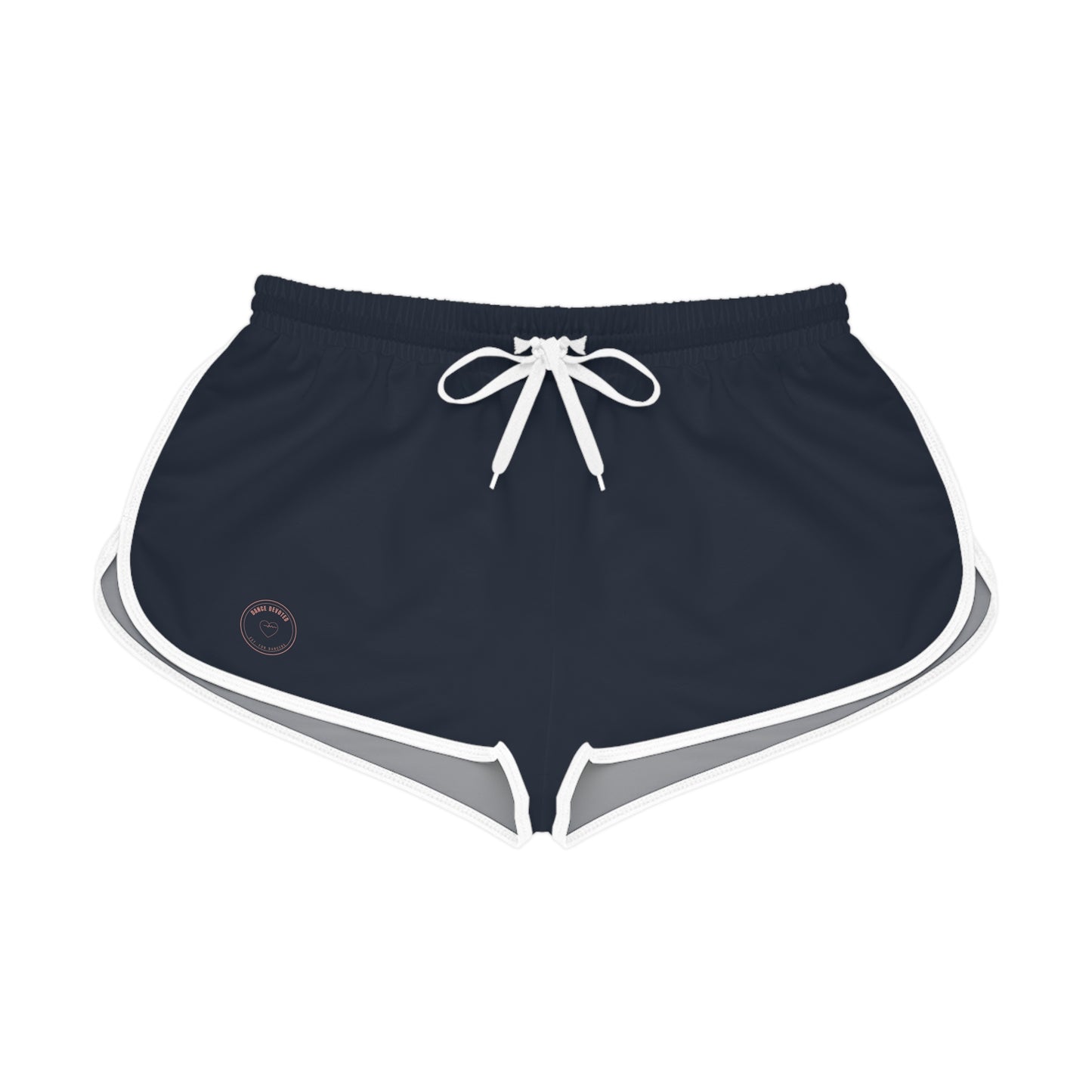 Women's Relaxed Shorts — Casual Navy Lounge Running Shorts