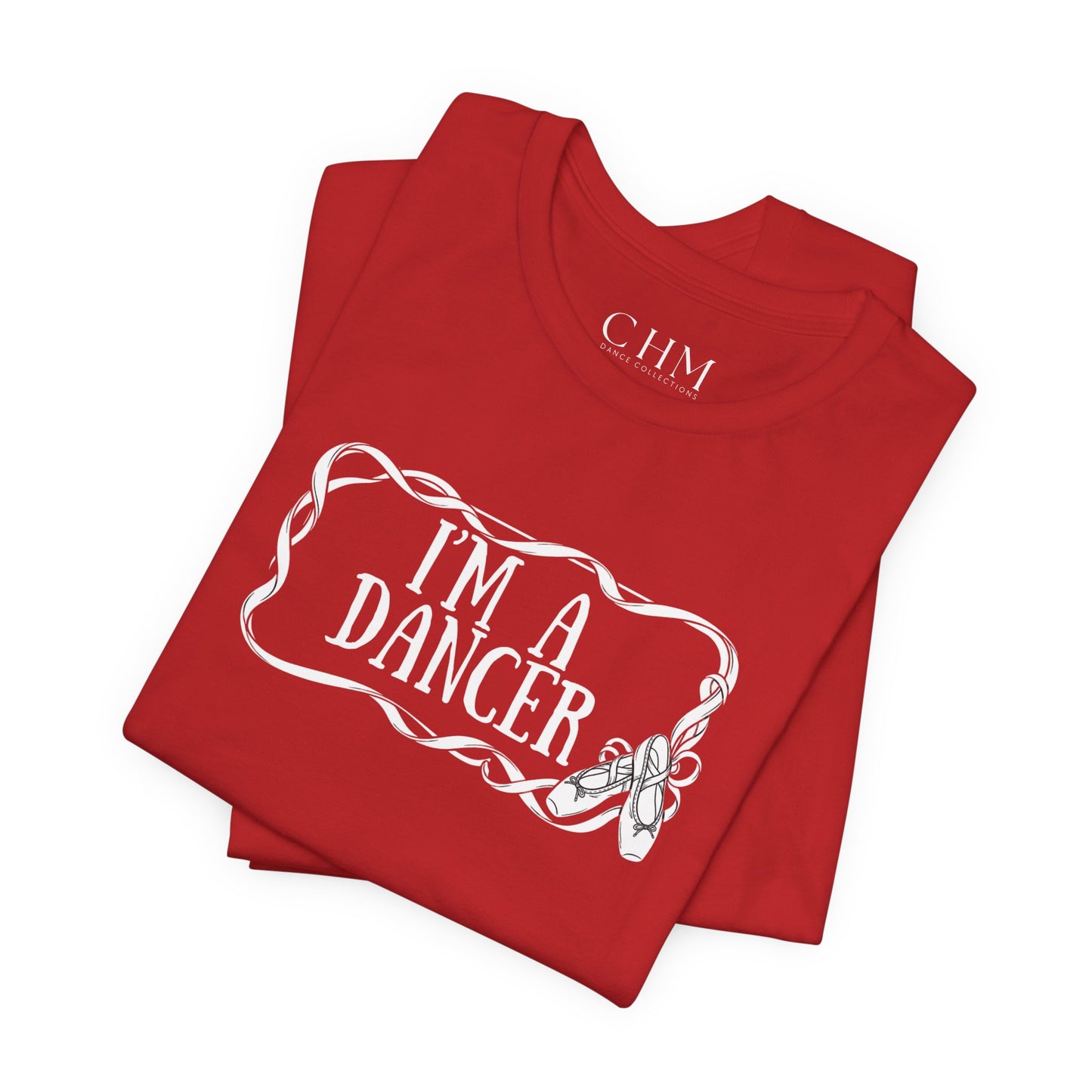 Dancer T‑Shirt — "I'm a Dancer" Front & "The Dance Studio Is Like My 2nd Home" Back