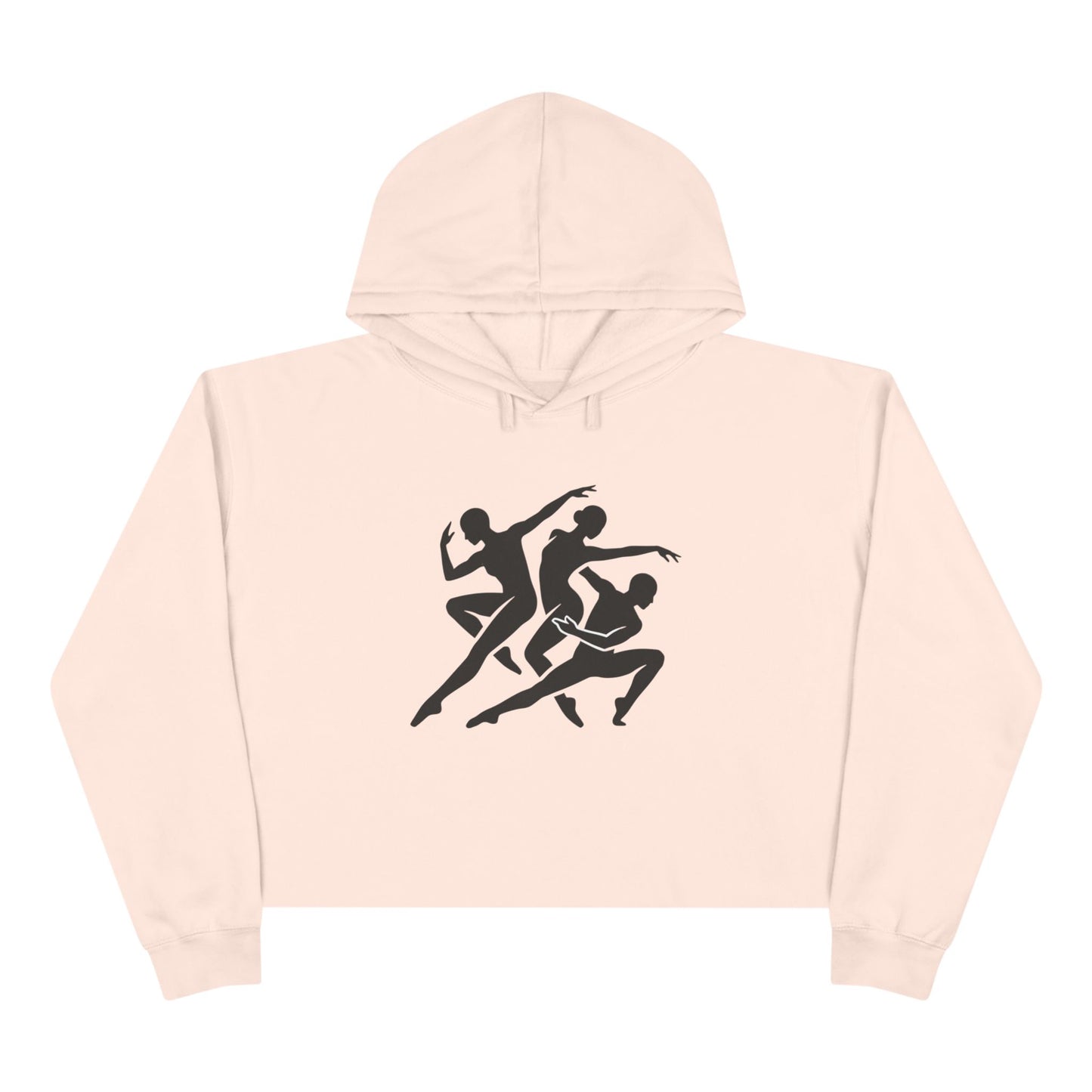 Dancer Silhouette Crop Hoodie