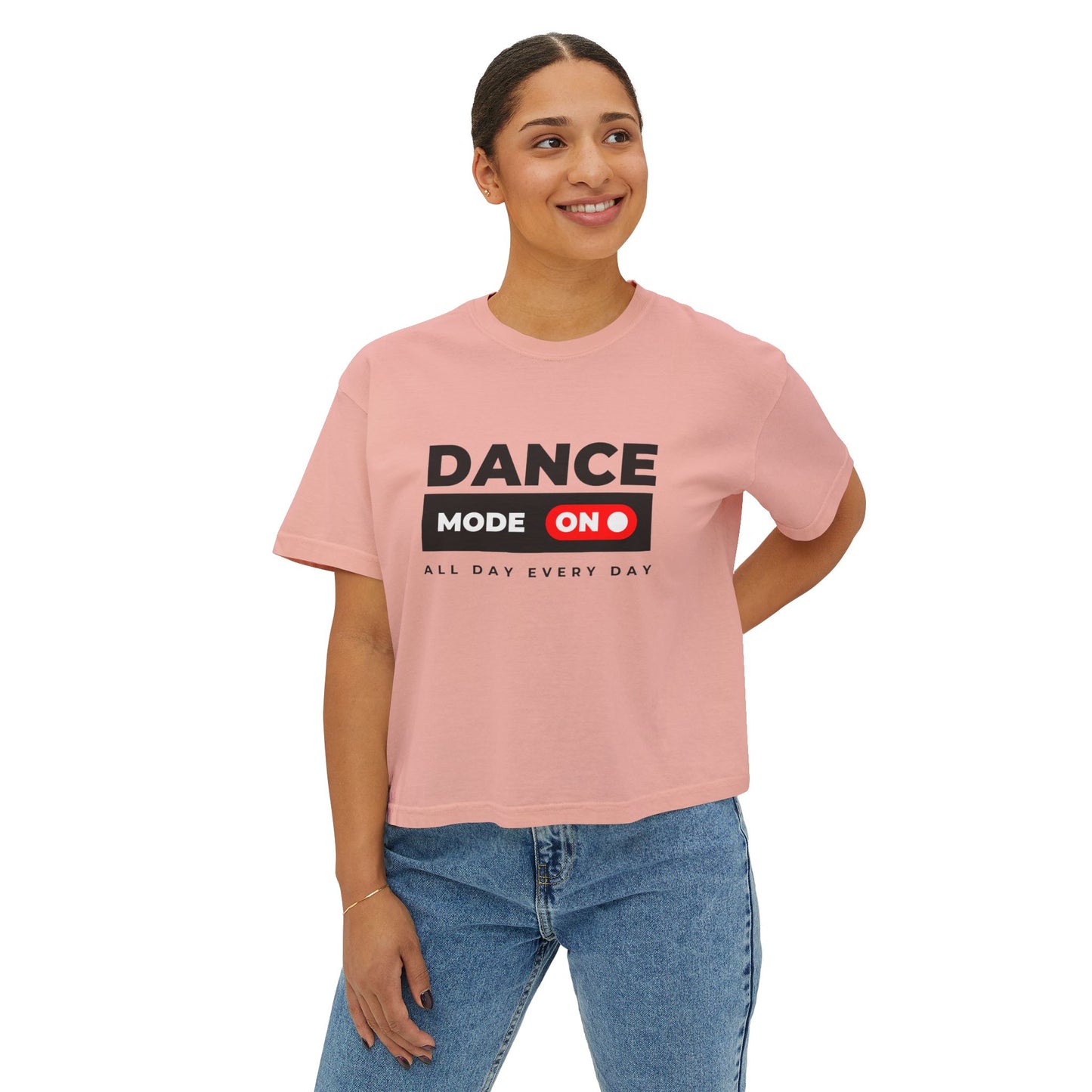 “Dance Mode On” Boxy Tee