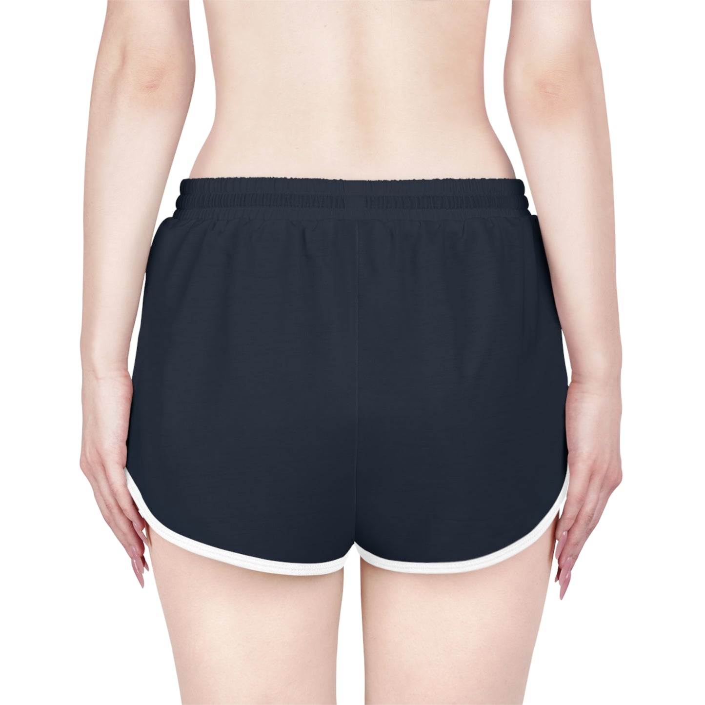 Women's Relaxed Shorts — Casual Navy Lounge Running Shorts