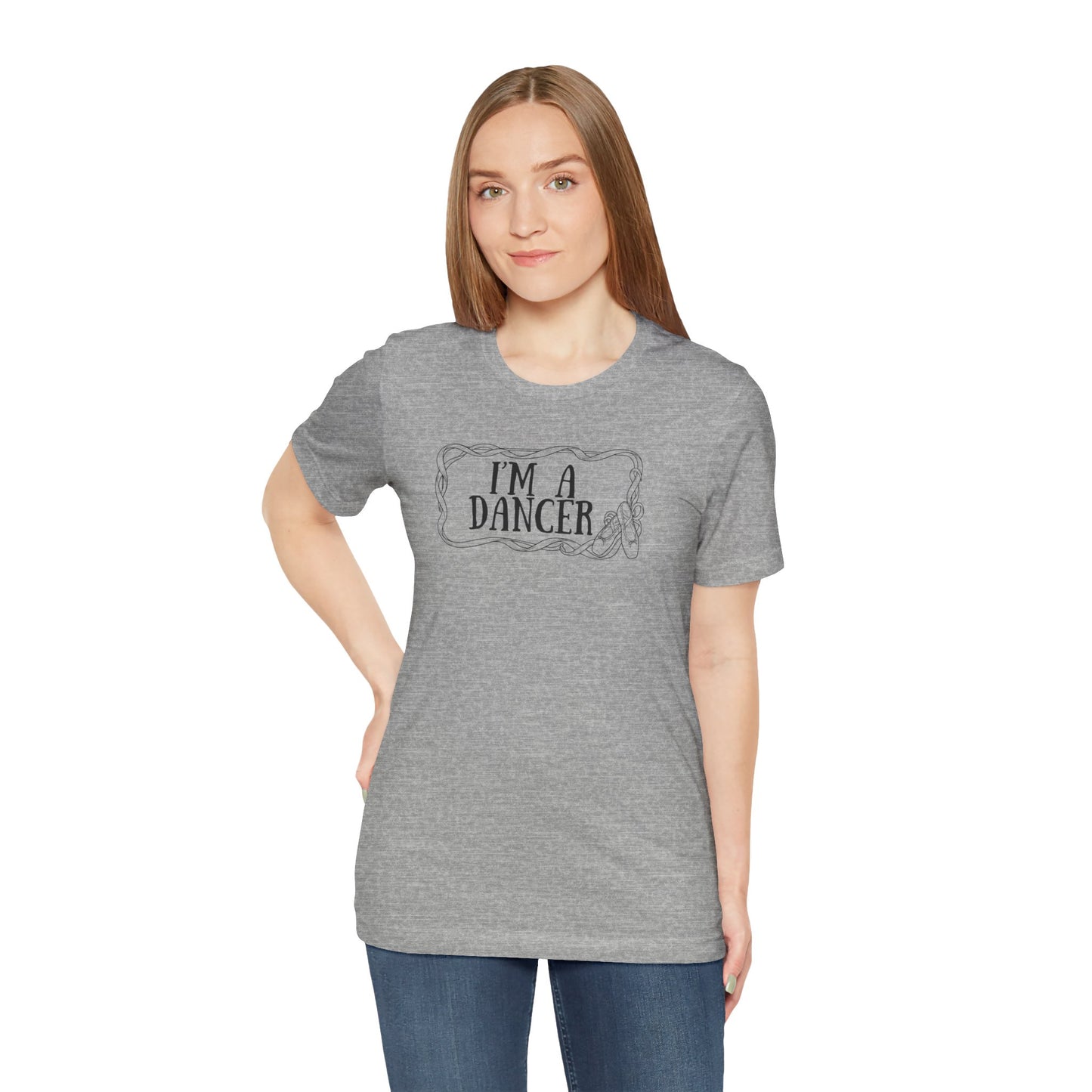 Dancer T‑Shirt — "I'm a Dancer" Front & "The Dance Studio Is Like My 2nd Home" Back